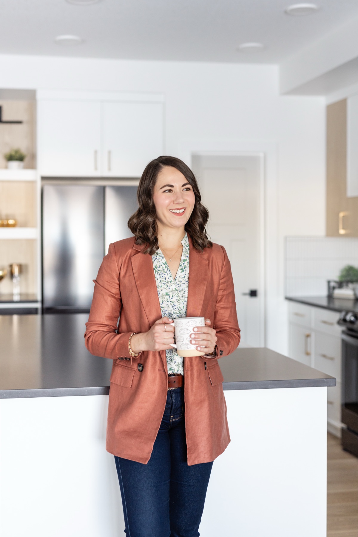 Brittany with coffee