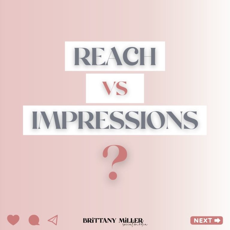 Reach vs Impressions